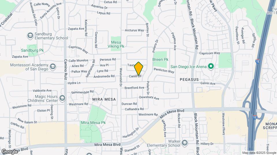 8959 Canis Ln Map and Location Details