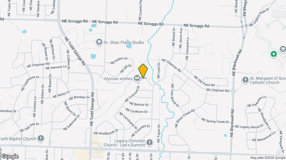 2121 NE Concord St Map and Location Details