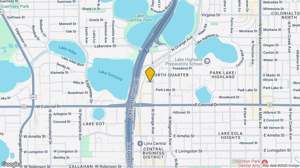 860 North Orange Avenue, Unit Studio Map and Location Details