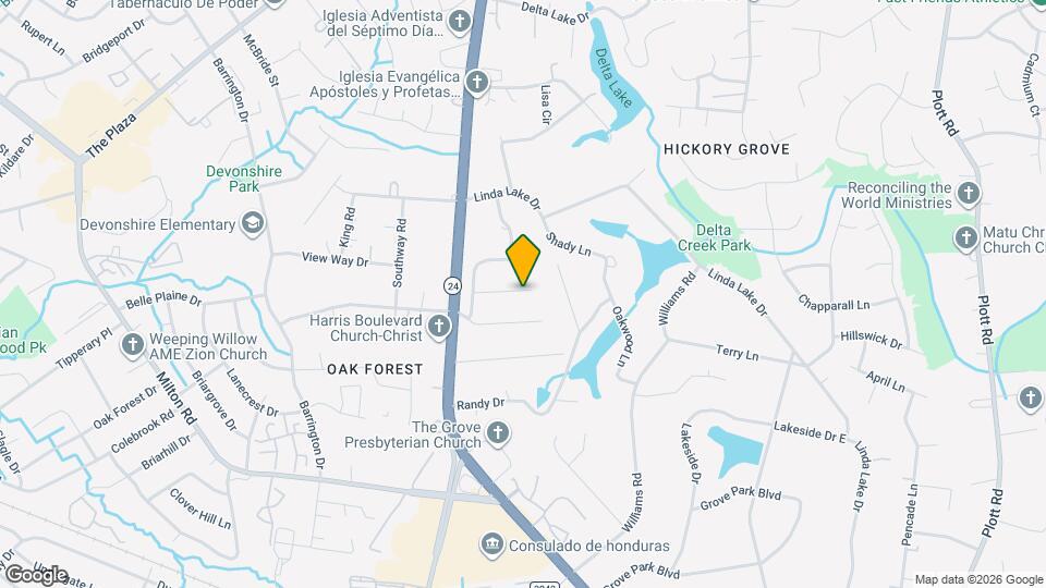 7122 Misty Morn Dr Map and Location Details