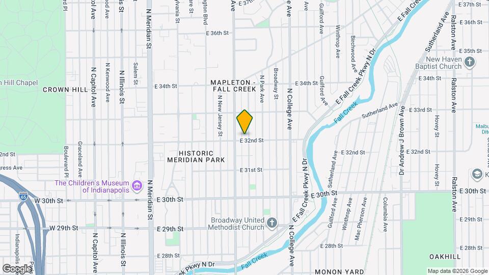 3202 Ruckle St Map and Location Details