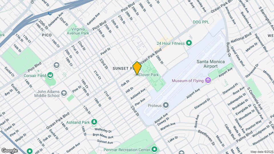 2444 Oak St Map and Location Details