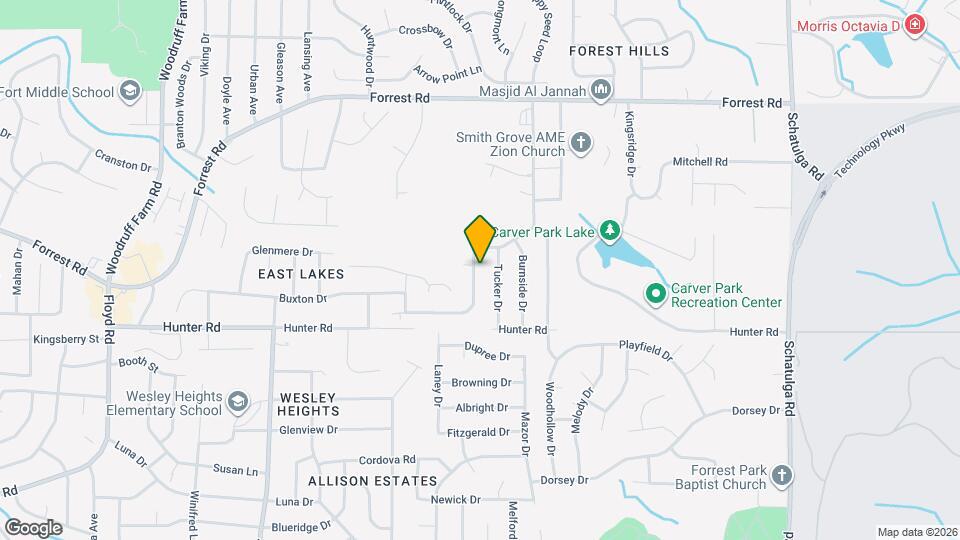 6150 Hunter Ridge Cir Map and Location Details