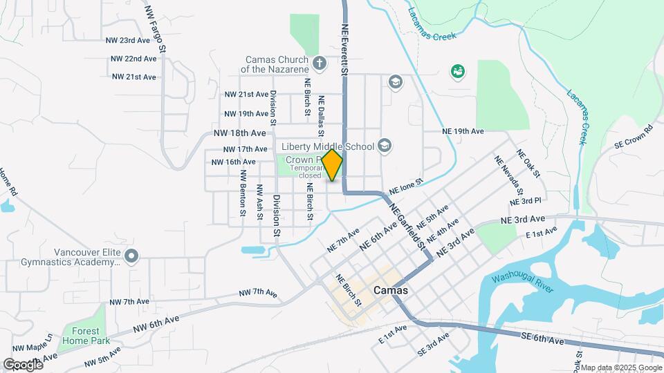 1418 NE Dallas St Map and Location Details