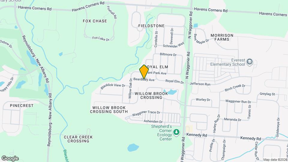 8051 Beardsley Ave Map and Location Details