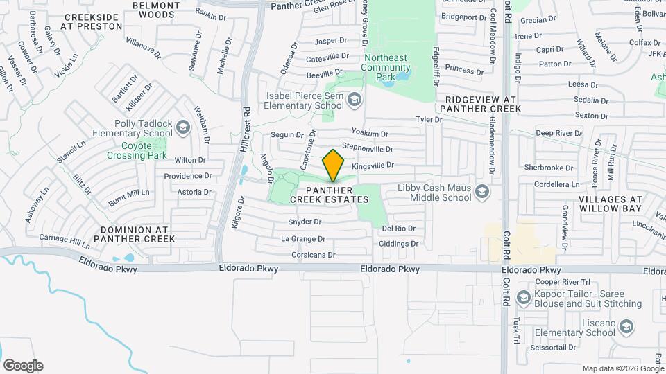 11550 Henderson Dr Map and Location Details