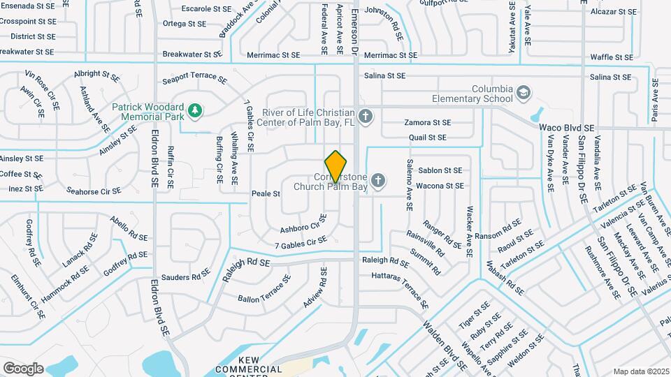 805 7 Gables Cir SE Map and Location Details