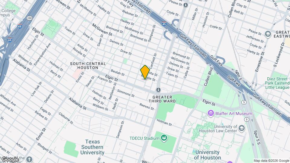 3429 Beulah St Map and Location Details