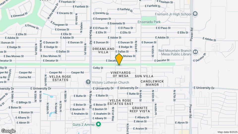 6218 Colby St Map and Location Details