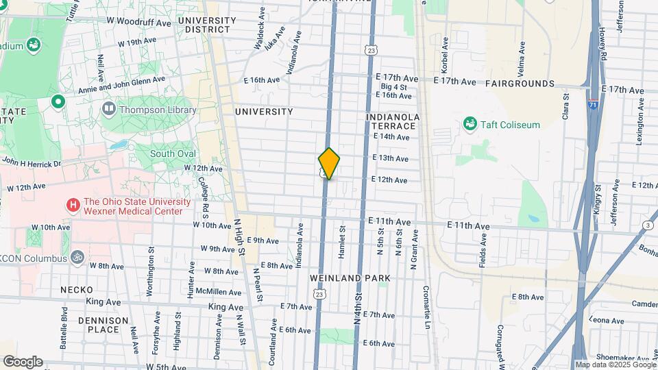 1622 Summit St Map and Location Details