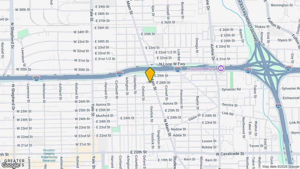 626 E 28th St Map and Location Details