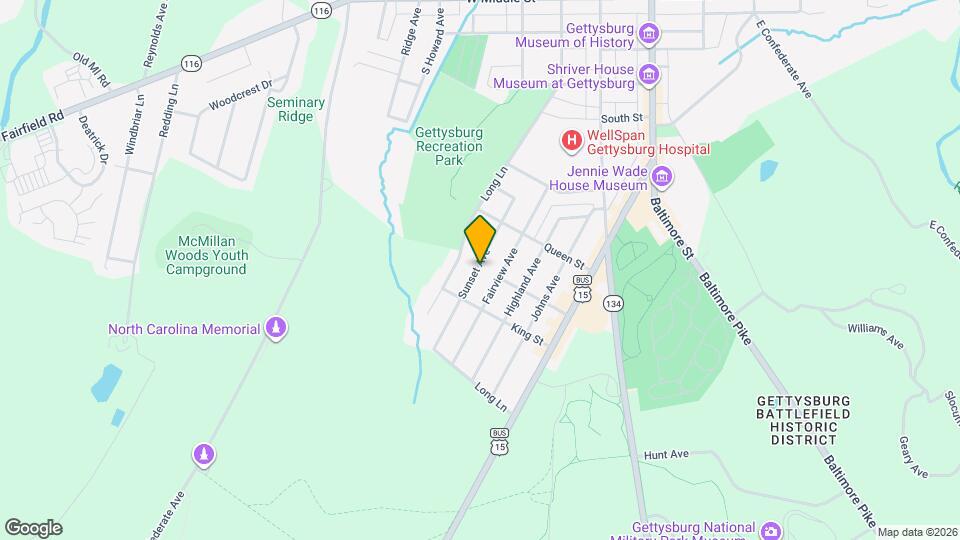 802 Sunset Ave Map and Location Details