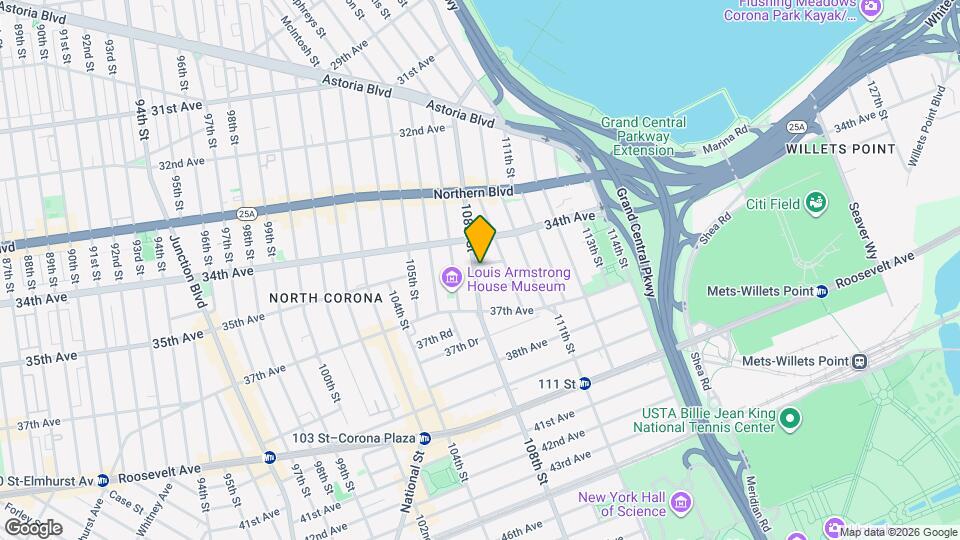 108-04 35th Ave Map and Location Details