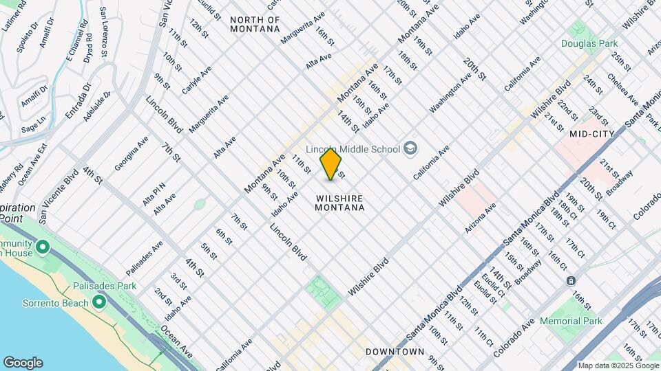 933 11th St Map and Location Details