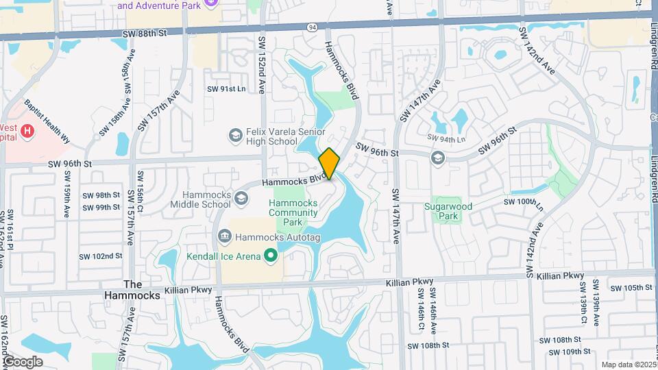 9705 Hammocks Blvd Map and Location Details