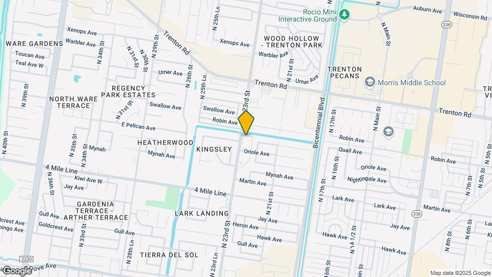 6800 N 23rd St Map and Location Details