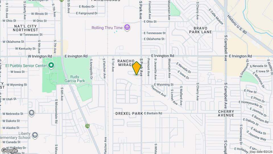 5070 S Park Ave Mapa y Detalles de la Ubicación