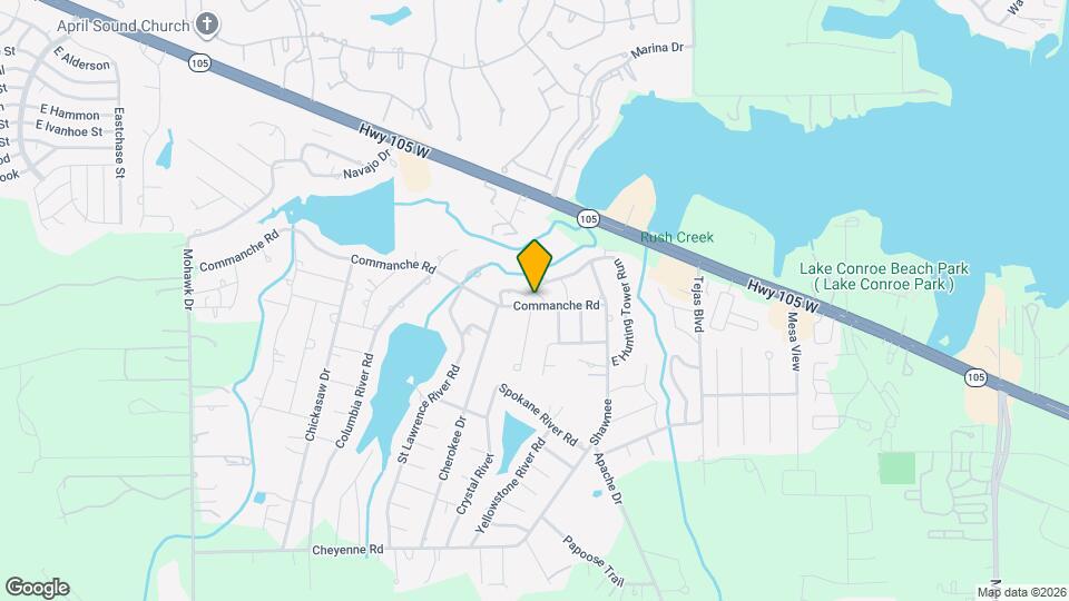 903 Commanche Rd Map and Location Details