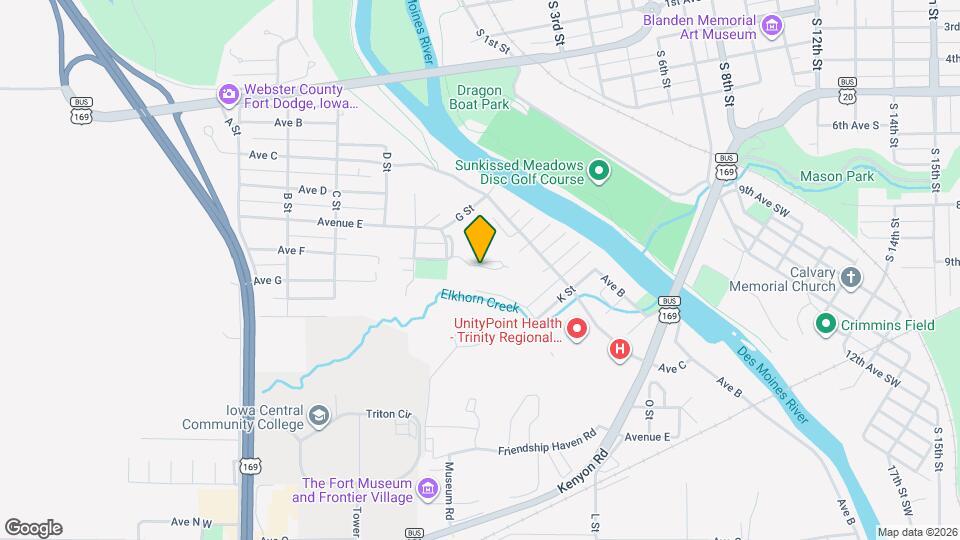 703 Westridge Rd Map and Location Details