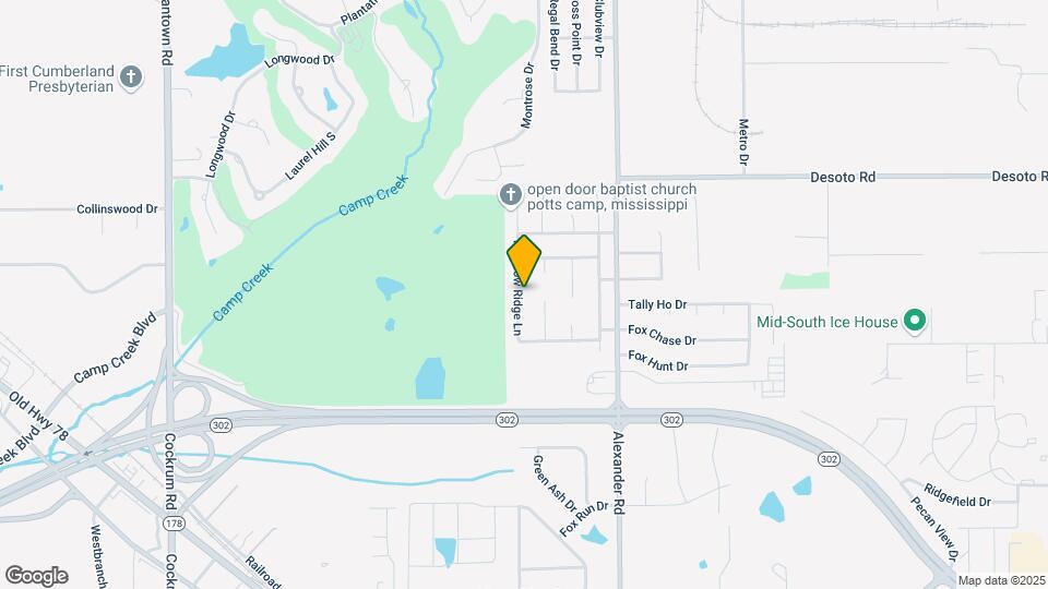 7716 Meadow Ridge Ln Map and Location Details
