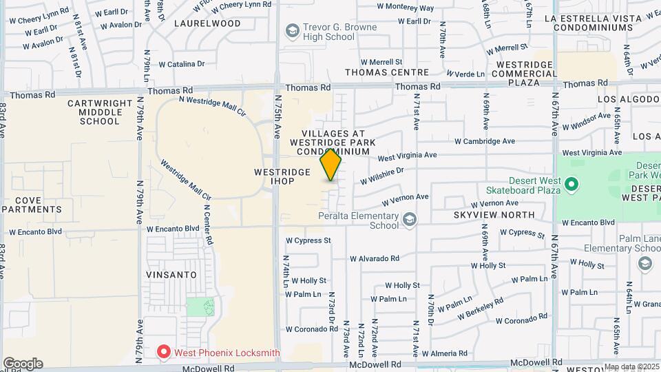 7330 W Wilshire Dr Map and Location Details