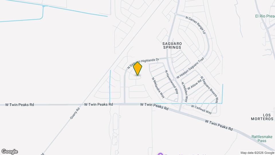 9116 W Silver Cholla Dr Map and Location Details