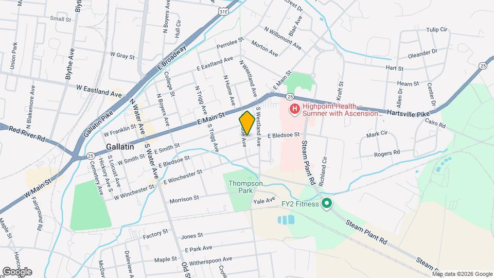 406 E Bledsoe St Map and Location Details