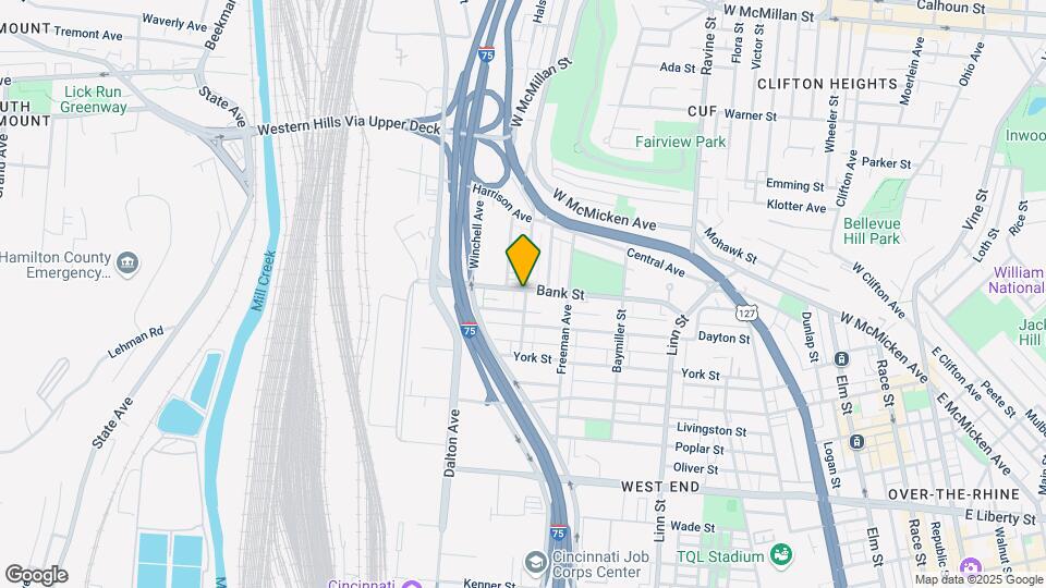 2025 Colerain Ave Mapa y Detalles de la Ubicación