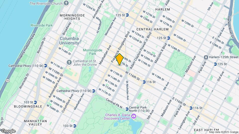 227-229 W 116th St Map and Location Details