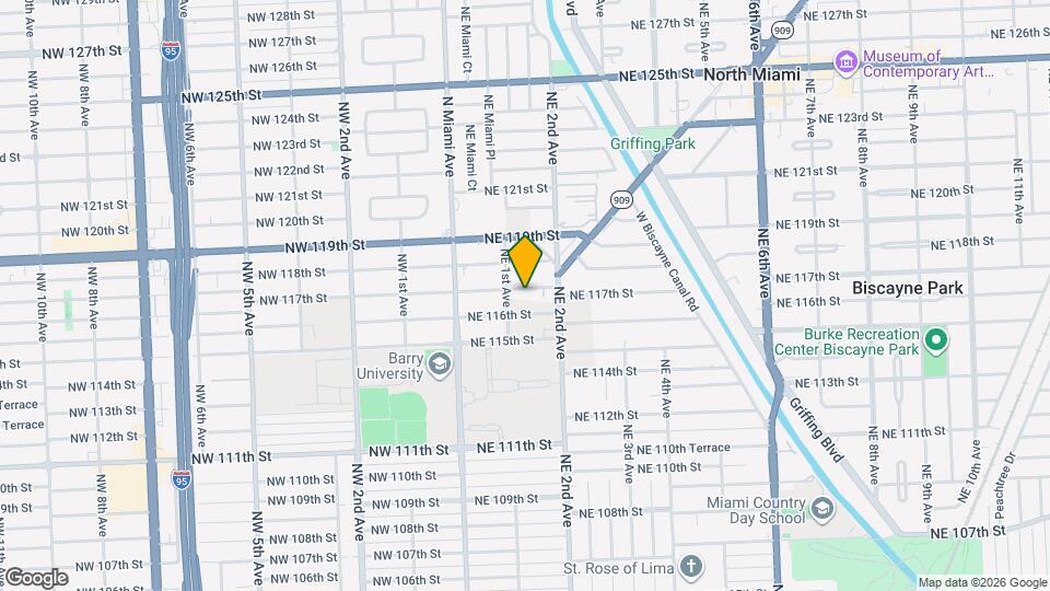 134 NE 117th St Mapa y Detalles de la Ubicación