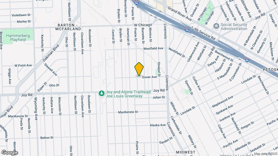 7331-7341 Dover St Mapa y Detalles de la Ubicación