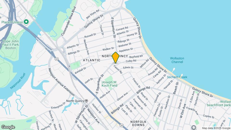 10 Faxon Rd Map and Location Details