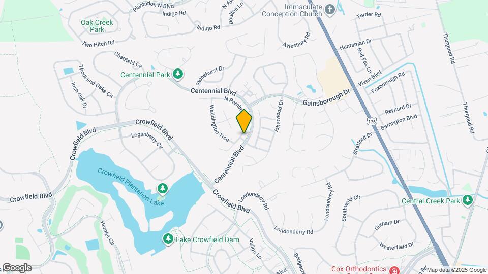 100 N Pembroke Dr Map and Location Details