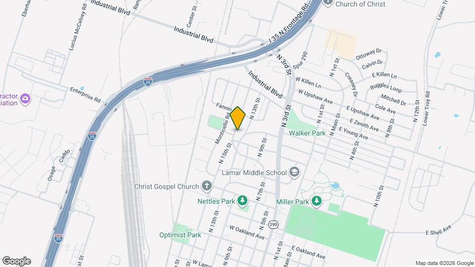 2305 N 15th St Map and Location Details