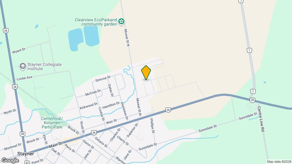 279 Springfield Cres Map and Location Details