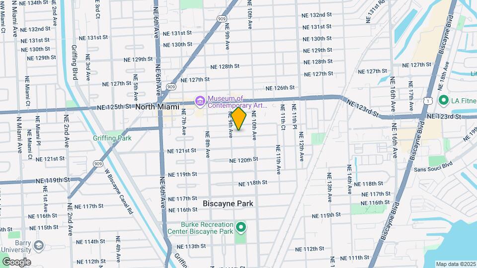 925 NE 122nd St Map and Location Details