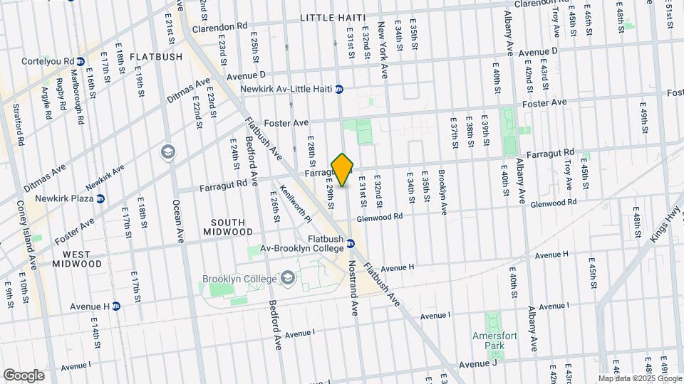 2054 Nostrand Ave Map and Location Details