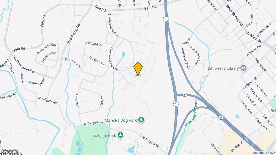 962 Gainsborough Ct Map and Location Details