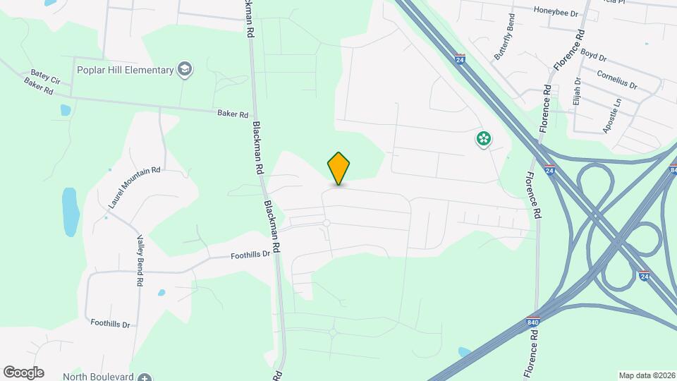 5020 Bridgemore Blvd Mapa y Detalles de la Ubicación