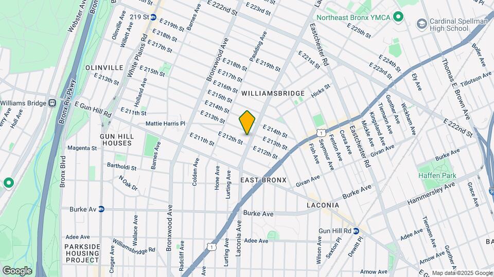 3575 Laconia Ave Mapa y Detalles de la Ubicación