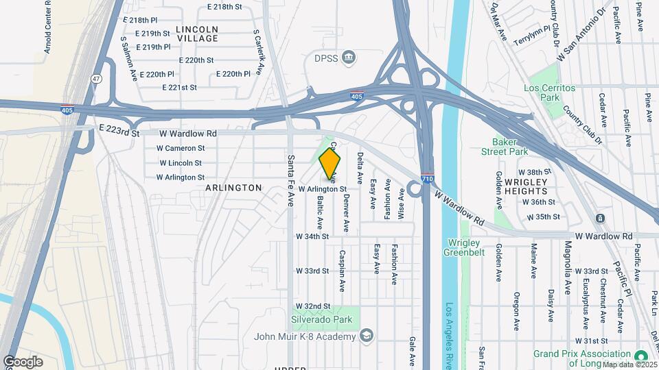 3605 Caspian Ave Map and Location Details