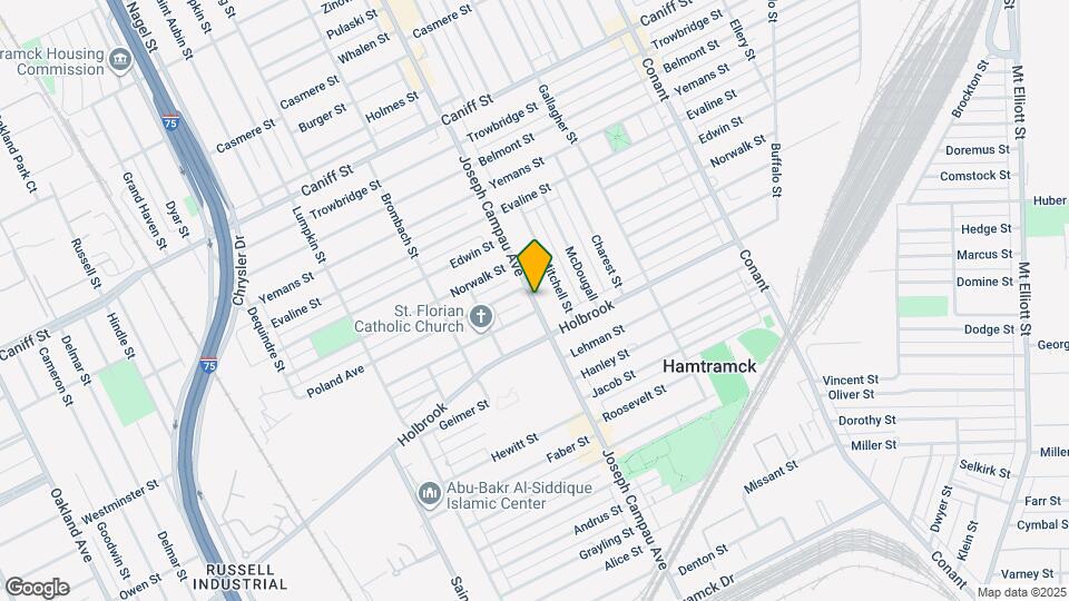 9412 Joseph Campau St, Unit 9412 Mapa y Detalles de la Ubicación