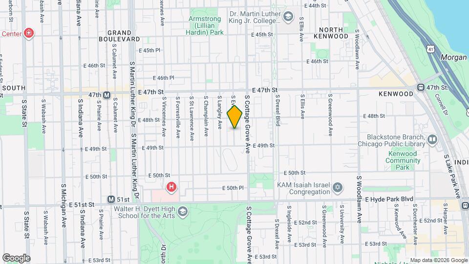 4851 S Evans Ave, Unit 3 Map and Location Details