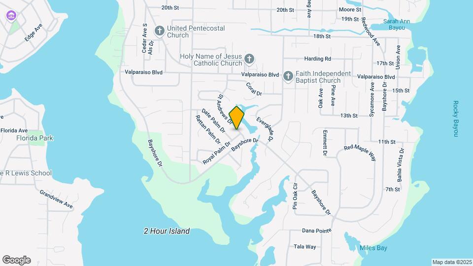 1501 Royal Palm Dr Map and Location Details