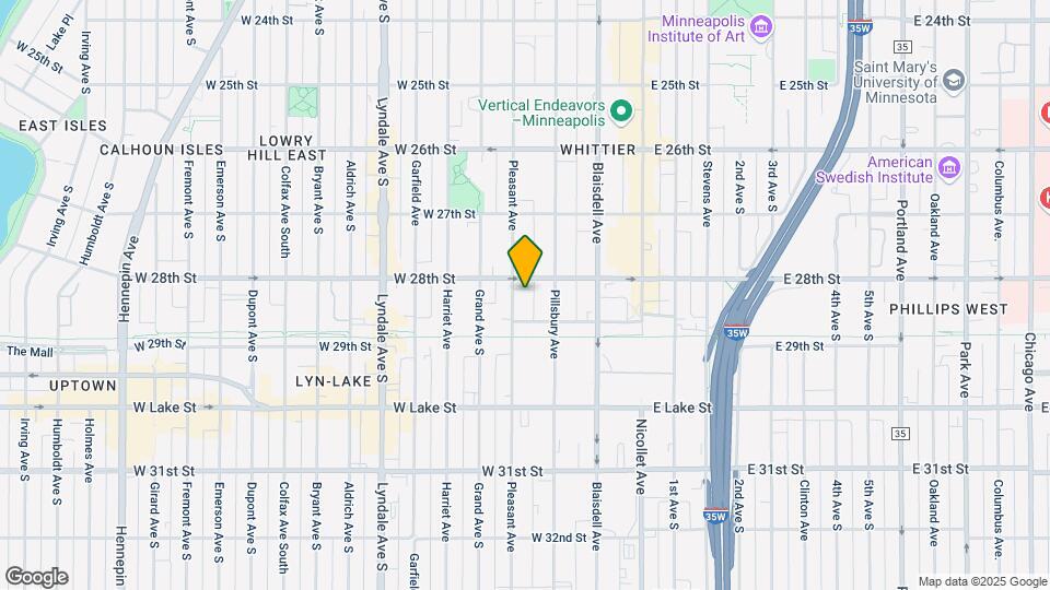2809 Pleasant Ave S Map and Location Details