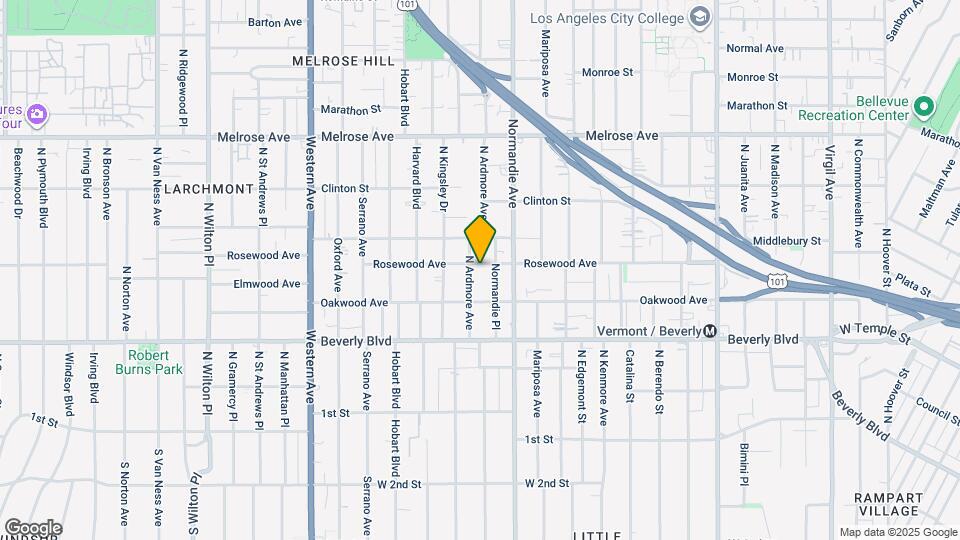 432 N Ardmore Ave Map and Location Details