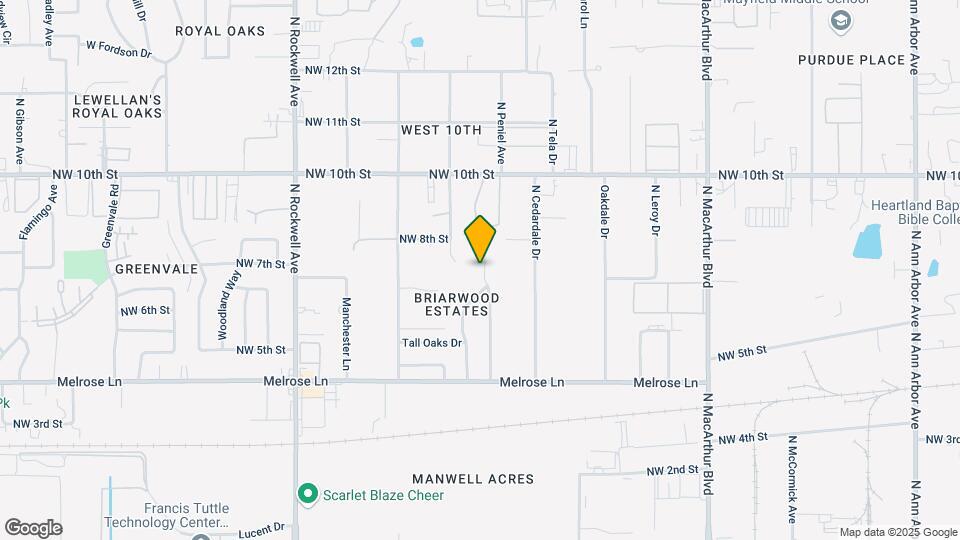 813 N Peniel Ave Mapa y Detalles de la Ubicación