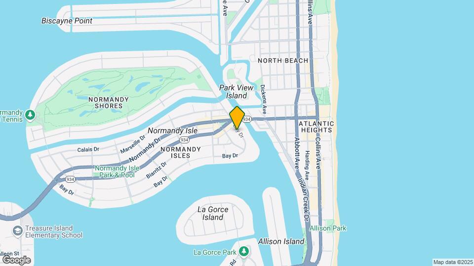 6932 Bay Dr Mapa y Detalles de la Ubicación
