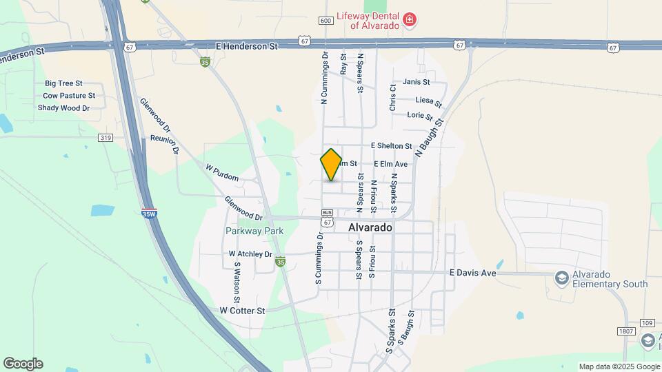 209 W Purdom Map and Location Details