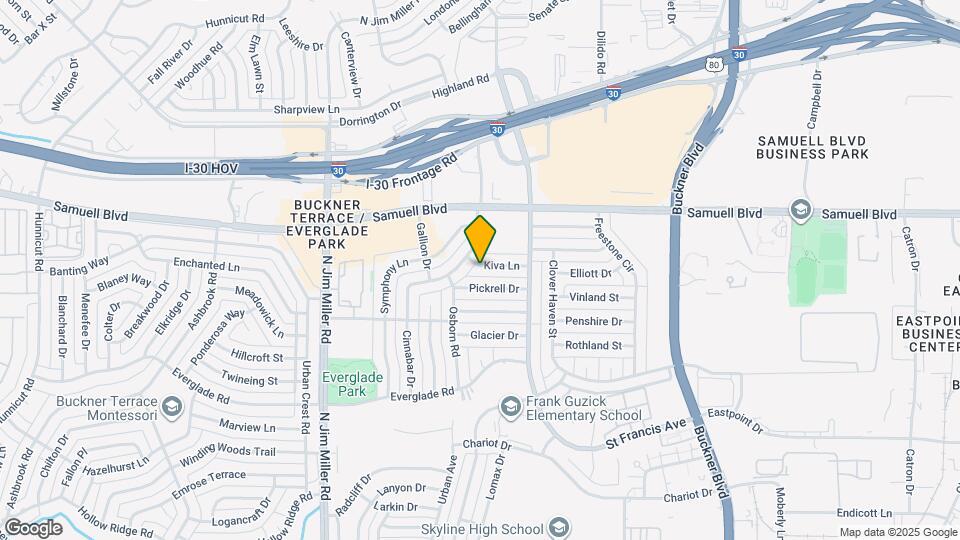 6906 Kiva Ln Map and Location Details